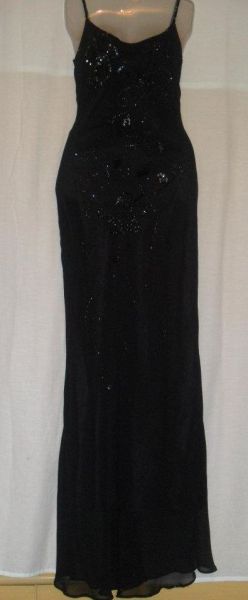 vestido longo preto